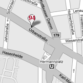 Lage Anwältinnenbüro Urbanstraße 94